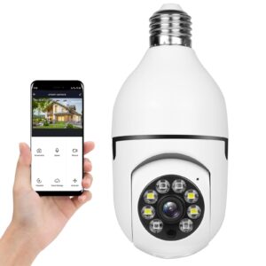 V380 Dual Lens Bulb Camera